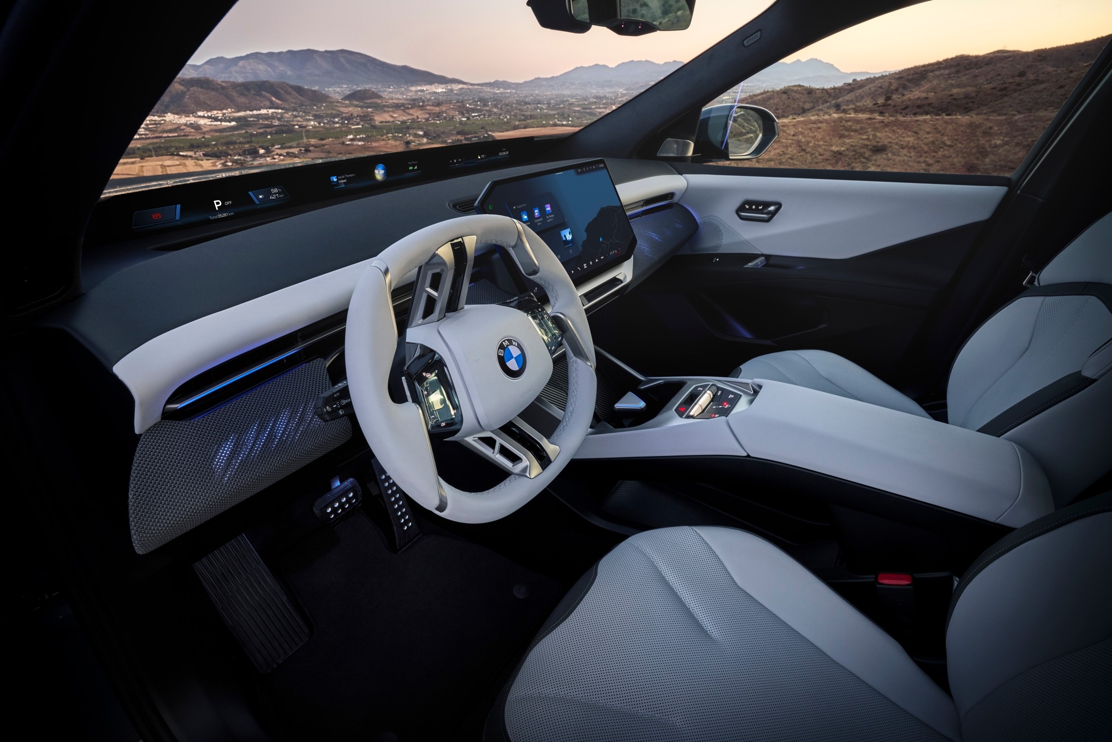 New BMW iX3 Driving Seat Interior