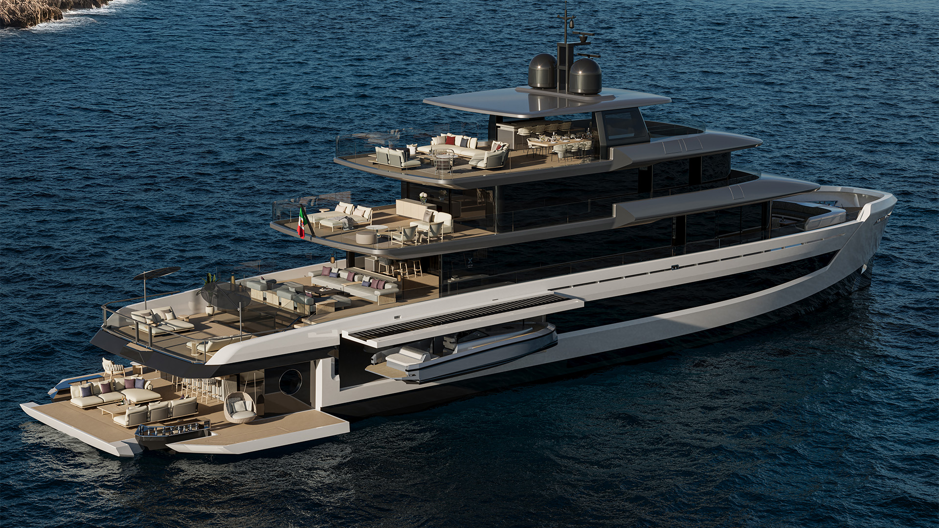 Extra Yacht X145 Global Beach Club