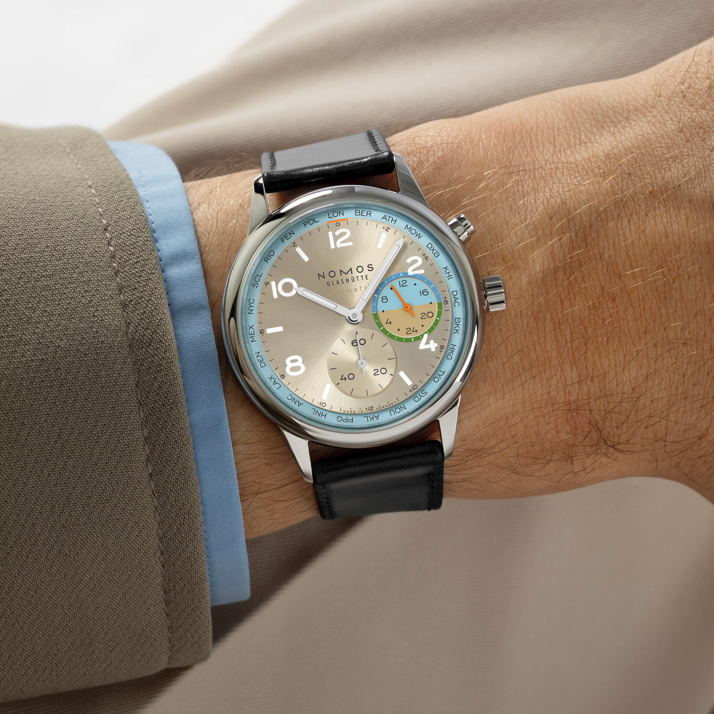 Nomos Glashütte Worldtimer