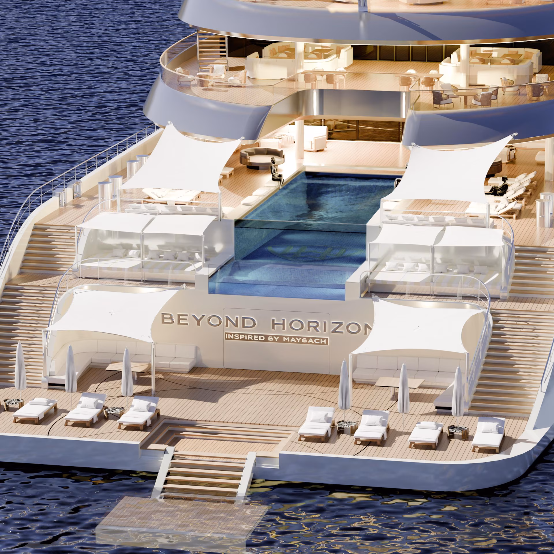 Maybach Ocean Club Pool Yacht